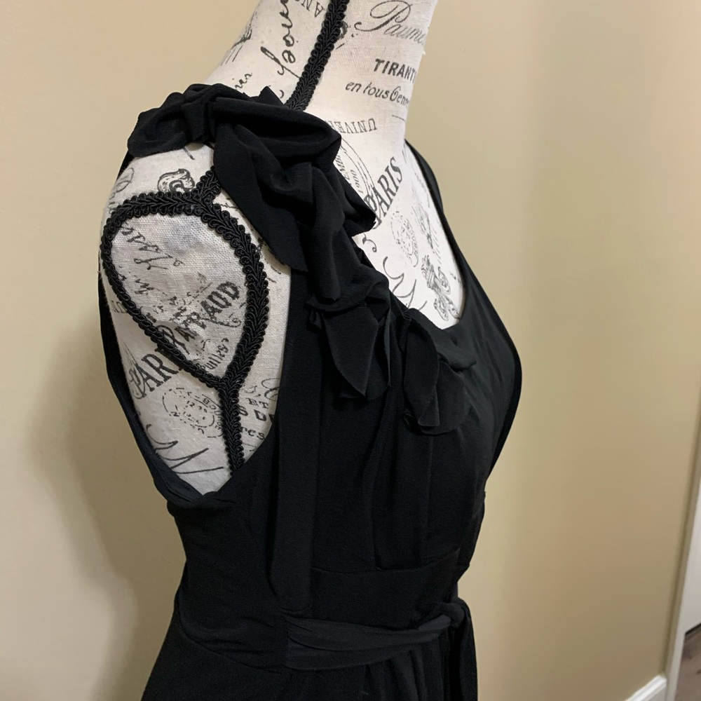 IZ Byer Black Sleeveless Dress XL - Picture 5 of 8